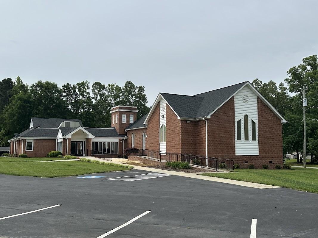 Cunningham & Nelson Funeral Home building in Roxboro, North Carolina