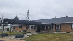 Cunningham-Taylor Funeral Home building in Auburn, Michigan