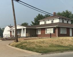 Dennison Funeral Home building in Aledo, Illinois