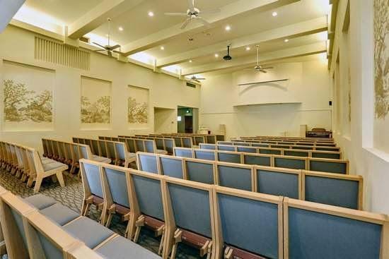 DeYoung Memorial Chapel building in Stockton, California