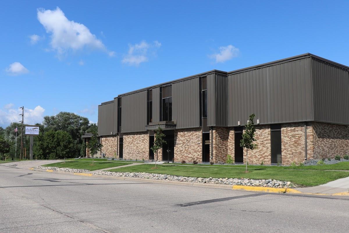Dobmeier Funeral Home building in Barnesville, Minnesota