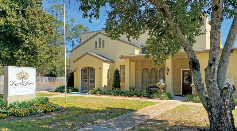 Family First Funeral Care building in Dothan, Alabama