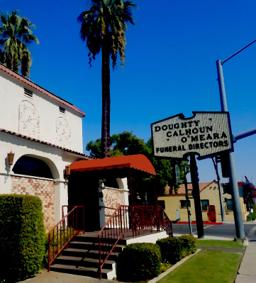 Doughty-Calhoun-O'Meara Funeral Home building in Bakersfield, California