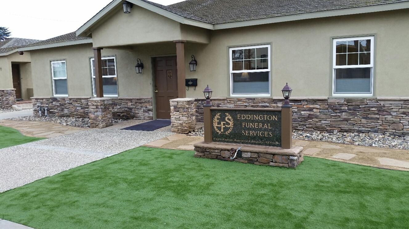 Eddington Funeral Services building in King City, California