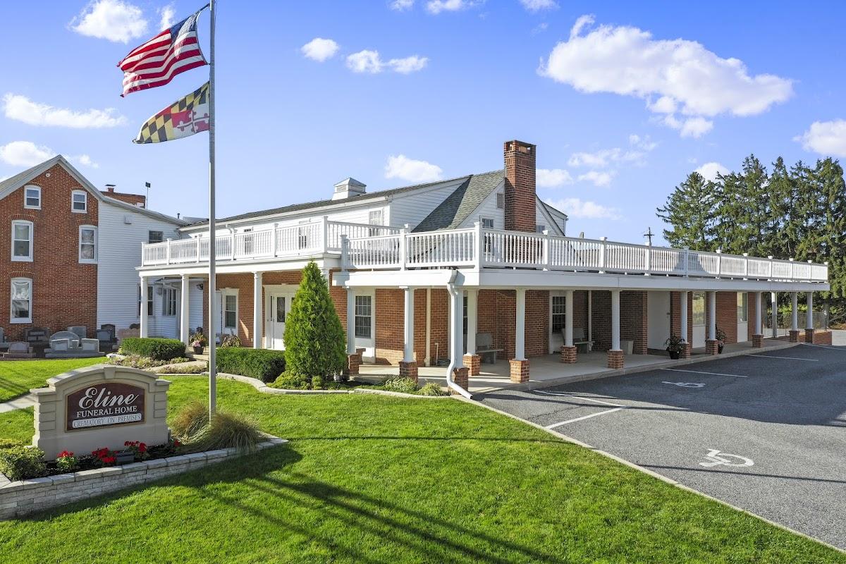 Eline Funeral Home building in Hampstead, Maryland