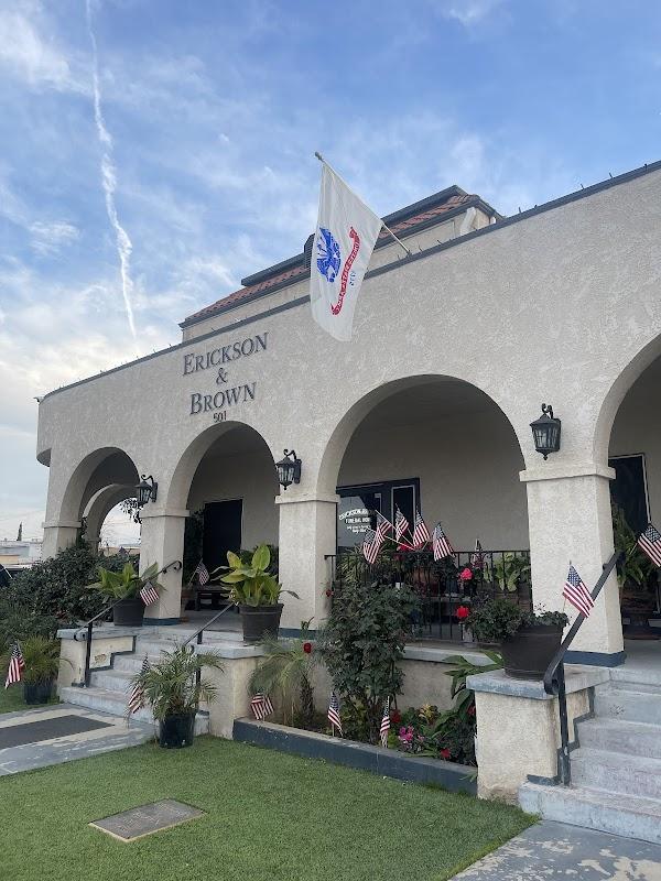 Erickson And Brown Funeral Home building in Taft, California