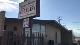 Evans-Brown Mortuaries building in Lake Elsinore, California