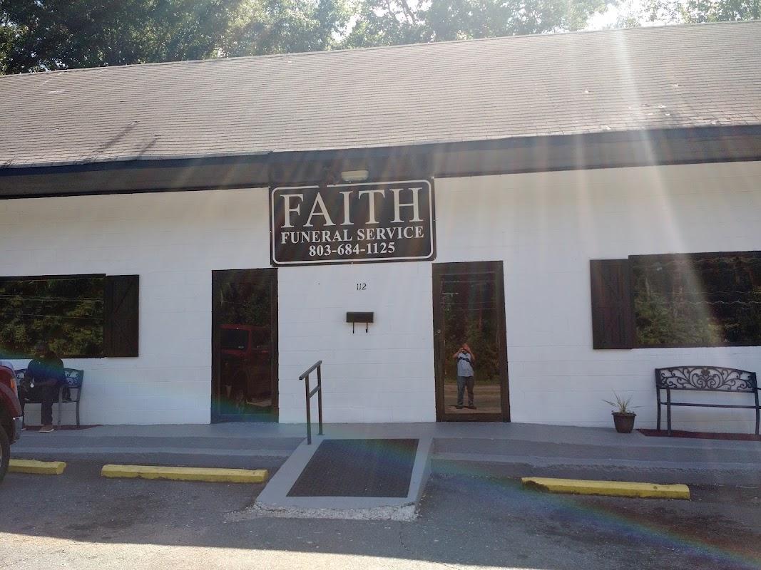 Faith Funeral Service building in York, South Carolina