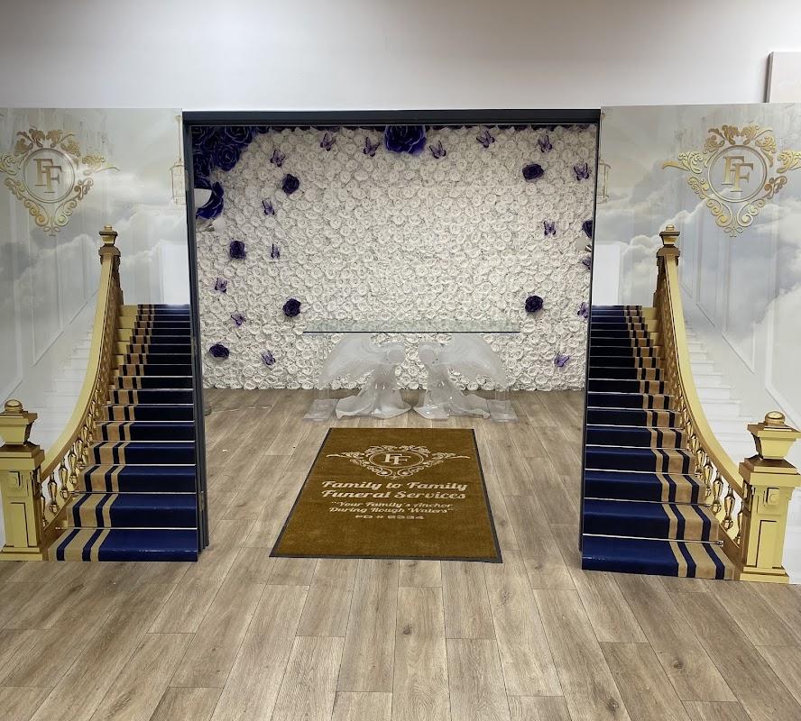 Family To Family Funeral Services building in Gardena, California