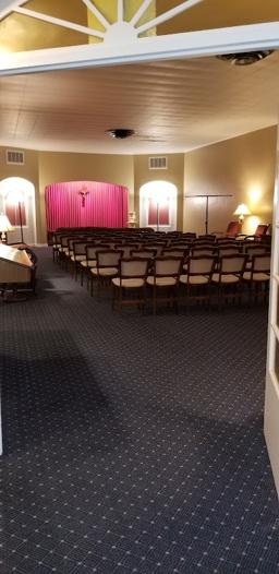 Fedde-Helfrich-Cross Funeral Home building in Peotone, Illinois