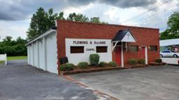 Fleming & Delaine Funeral Home building in Manning, South Carolina