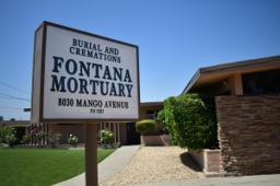 Fontana Mortuary building in Fontana, California