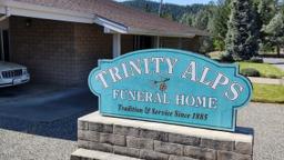 Forrest Funeral Home building in Weaverville, California