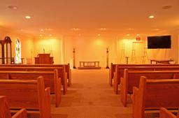 Fountain Run Funeral Home building in Fountain Run, Kentucky