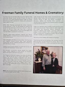 Freeman Family Funeral Homes - Carmony Ewing Chapel building in Shelbyville, Indiana