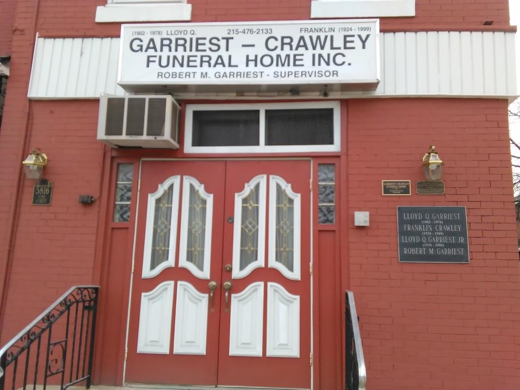 Garriest-Crawley Funeral Directors in Philadelphia Pennsylvania