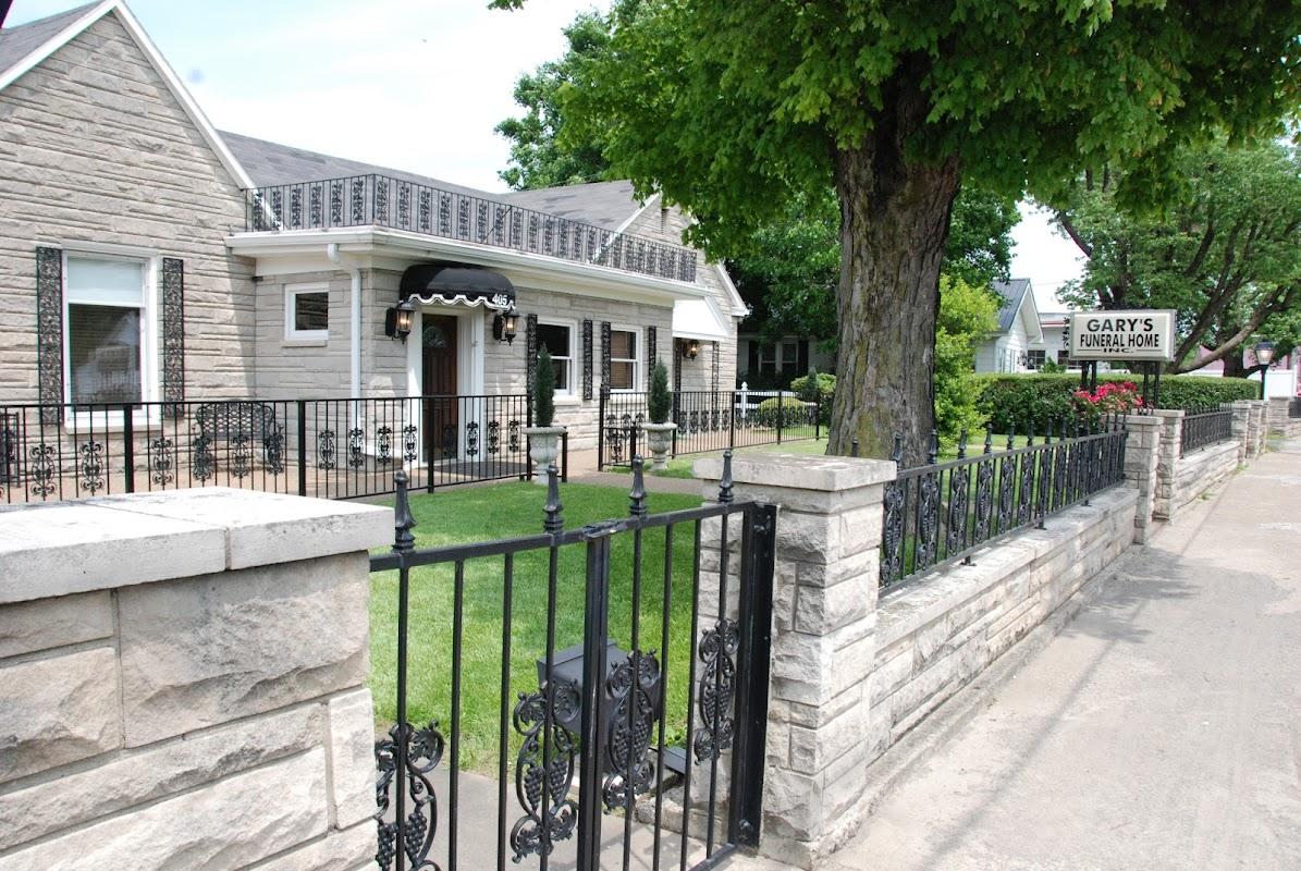 Gary's Funeral Home building in Greenville, Kentucky