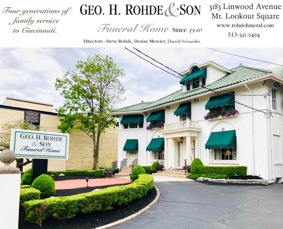 Geo. H. Rohde & Son Funeral Home in Cincinnati Ohio