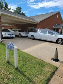 Giles Harris Funeral Home building in Chase City, Virginia