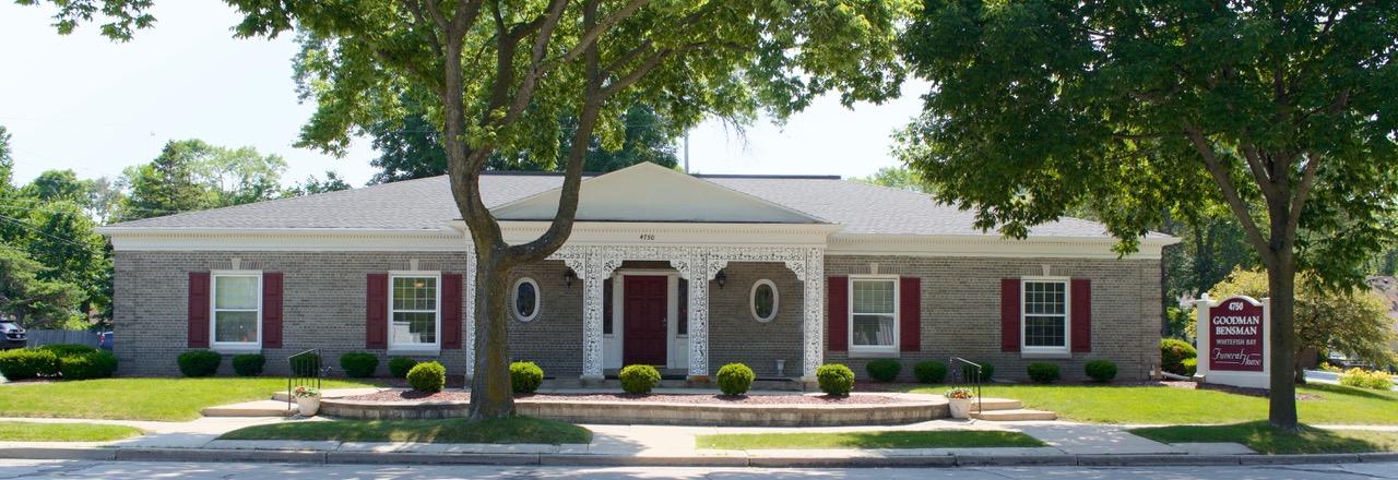 Goodman-Bensman Whitefish Bay Funeral Home in Whitefish Bay Wisconsin