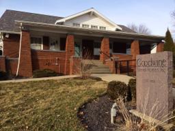Goodwine Funeral Homes building in Flat Rock, Illinois