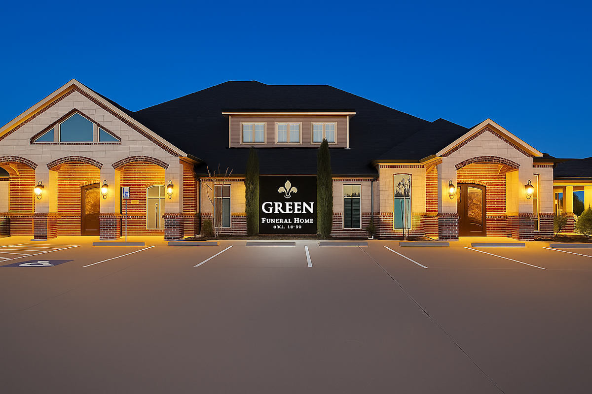 Green's Mortuary in Bay City Texas