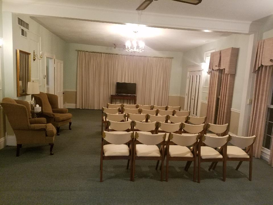 Greenwell-Houghlin Funeral Home building in Taylorsville, Kentucky