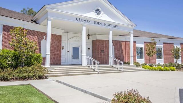 Groman Eden Mortuary building in Mission Hills, California