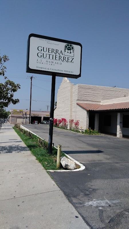 Guerra & Gutierrez J.T. Oswald Mortuary building in San Fernando, California