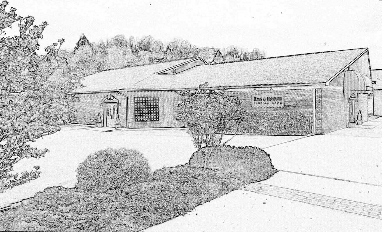 Hagy & Fawbush Funeral Home building in Norton, Virginia