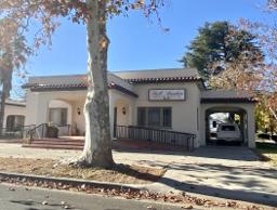 Hall Brothers Funeral Home building in Corning, California