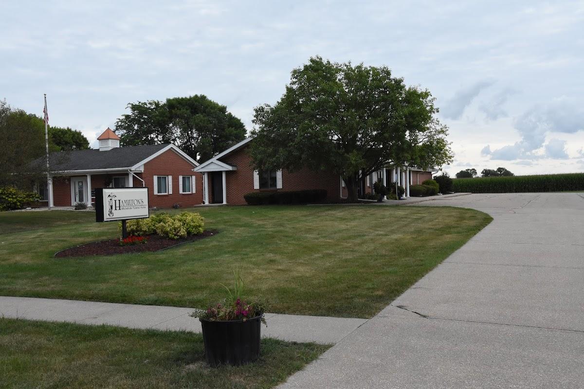 Hamilton's Mitchellville Funeral Home building in Mitchellville, Iowa