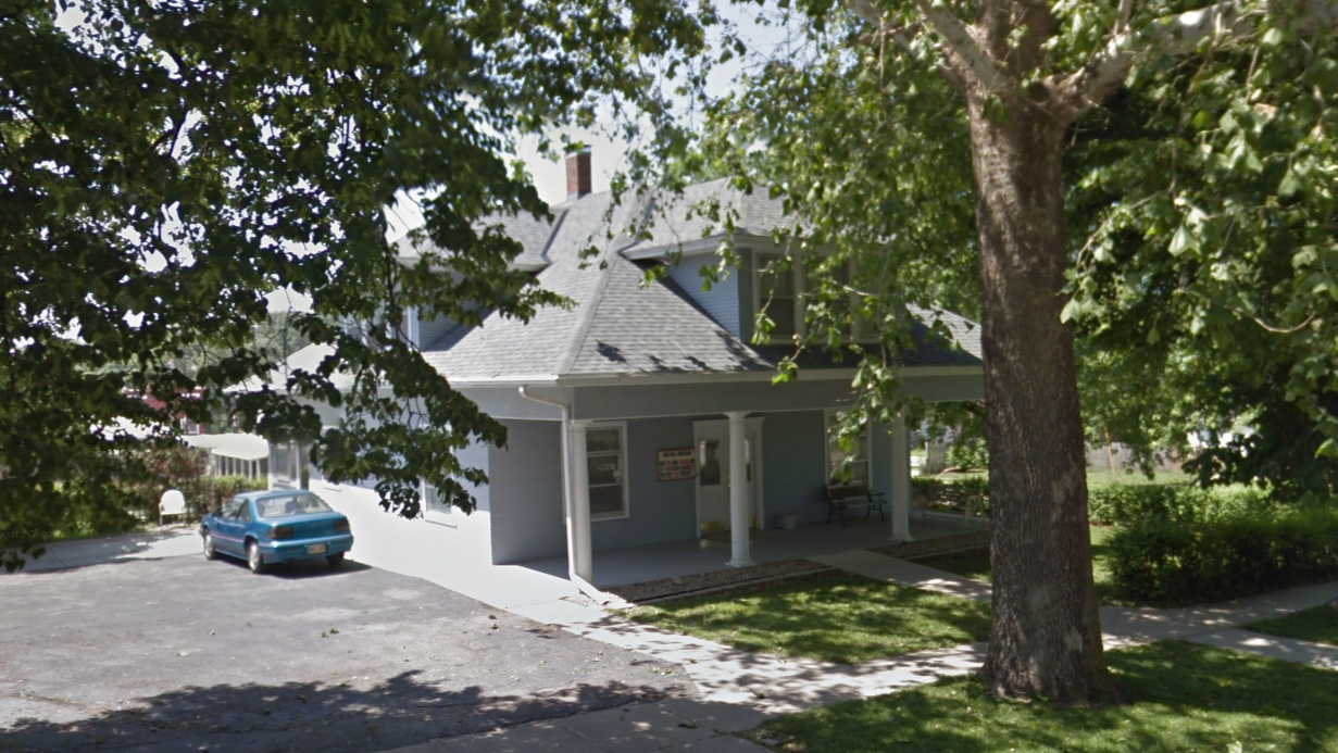 Hammons Family Funeral Service building in Weeping Water, Nebraska