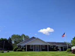 Hanson-Neely Funeral Home building in Ada, Ohio