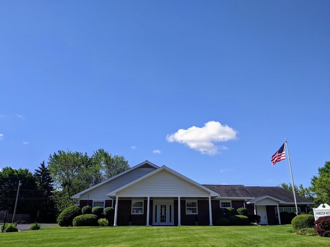 Hanson-Neely Funeral Home building in Ada, Ohio