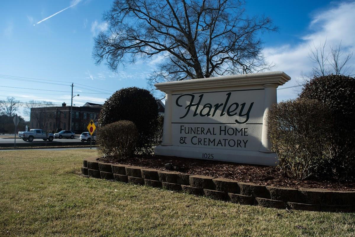 Harley Funeral Home building in Greenwood, South Carolina
