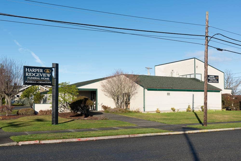 Harper Ridgeview Funeral Chapel in Port Angeles Washington