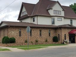 Haskell-Hott Funeral Home building in Toulon, Illinois
