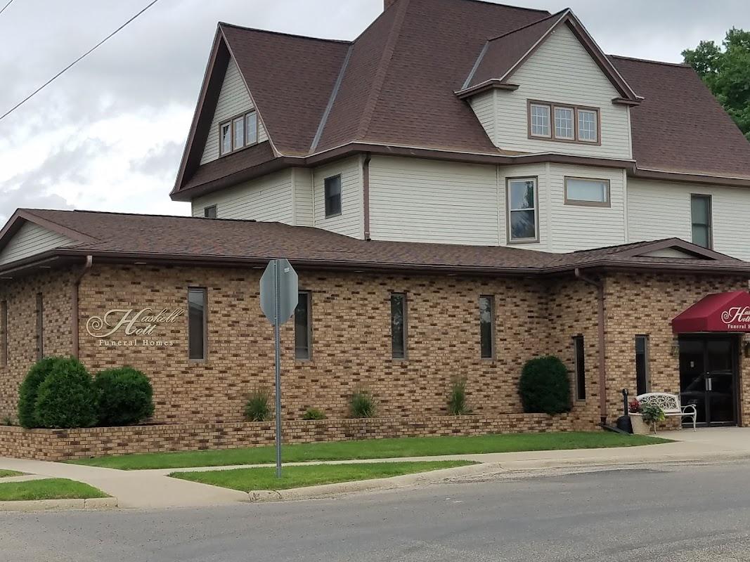 Haskell-Hott Funeral Home building in Toulon, Illinois