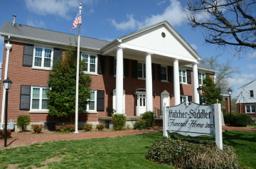 Hatcher & Saddler Funeral Home building in Glasgow, Kentucky
