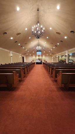 Hawkins Funeral Home building in Bridgeport, Texas