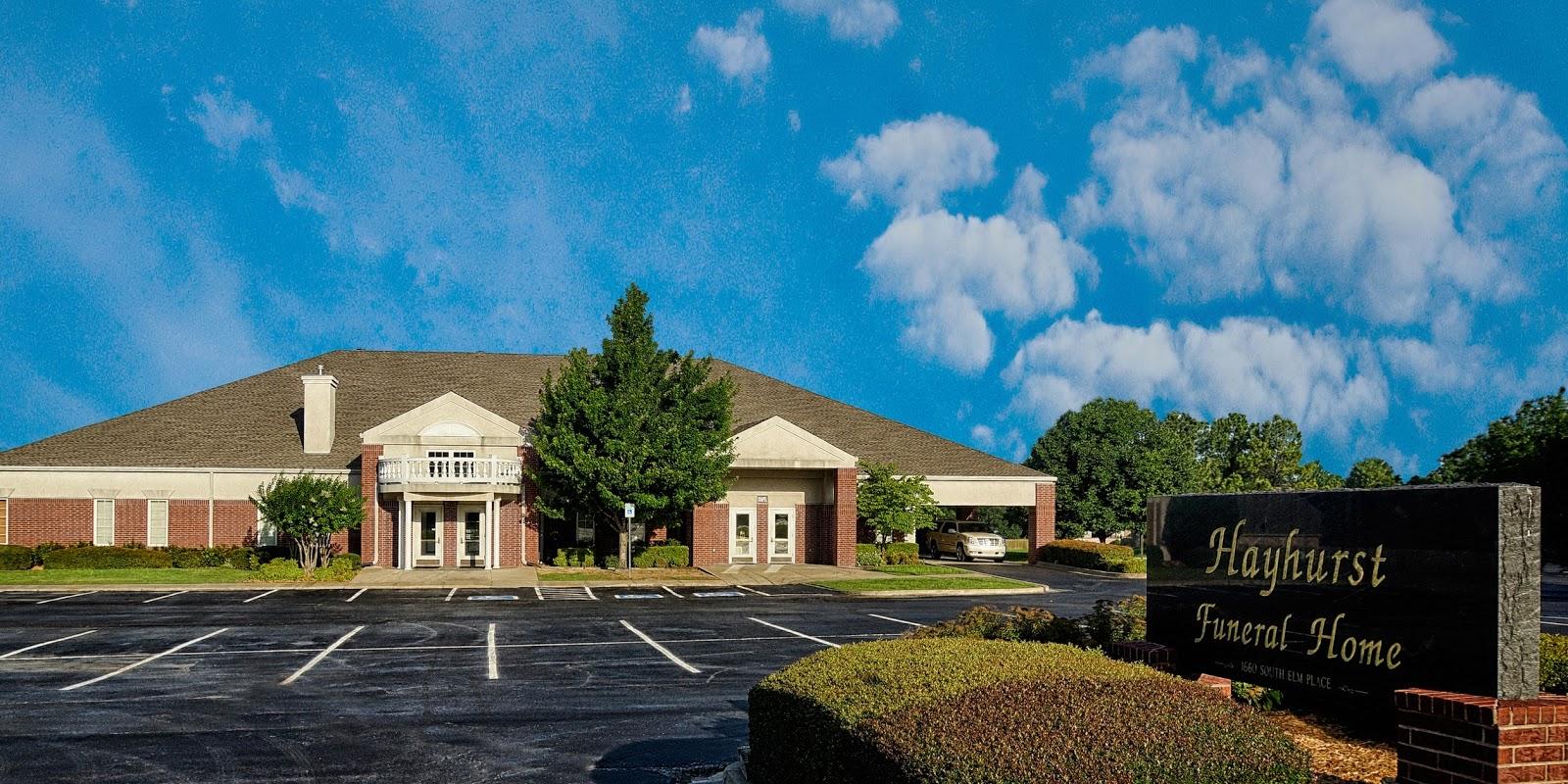 Hayhurst Funeral Home building in Broken Arrow, Oklahoma
