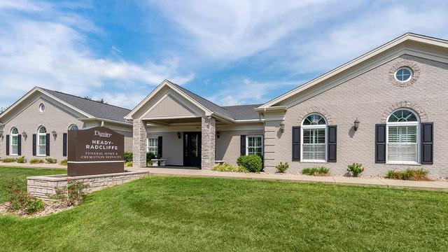 Heady-Radcliffe Funeral Home & Cremation Services building in Lagrange, Kentucky