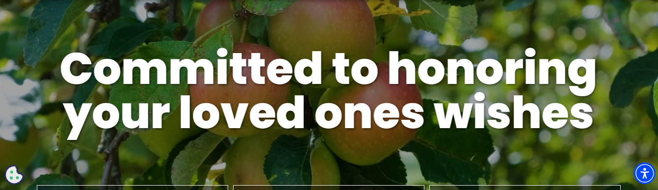 Heckman Funeral Home building in Howard City, Michigan