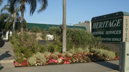 Heritage Memorial Services building in Huntington Beach, California