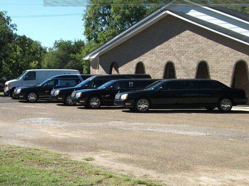 Holifield Funeral Home building in Forest, Mississippi