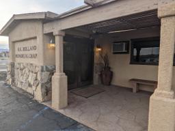 Holland & Lyons Mortuary building in Ridgecrest, California