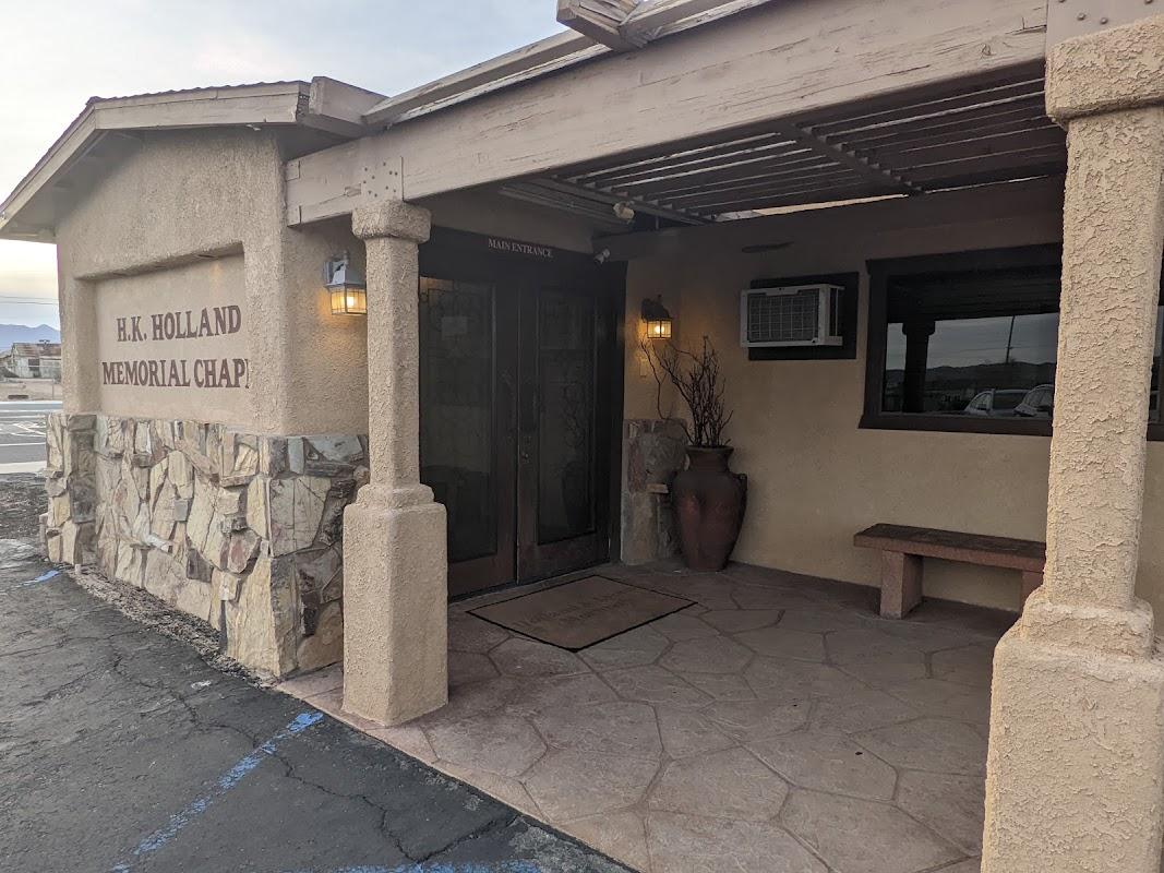 Holland & Lyons Mortuary building in Ridgecrest, California