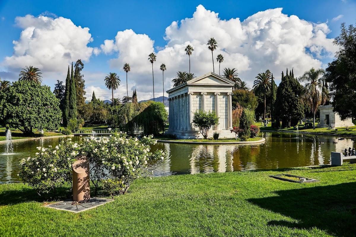 Hollywood Forever Funeral Home & Cemetery building in Los Angeles, California