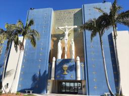 Holy Cross Mortuary building in Culver City, California